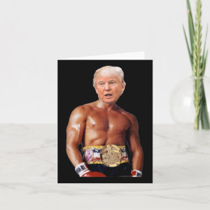 Tarjeta Cajas de boxeo del presidente del Potus Donald Tru