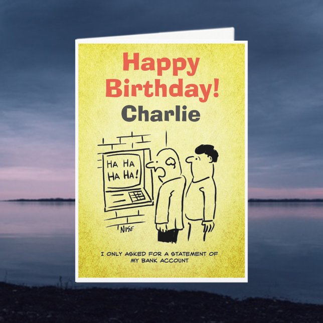 Tarjeta Cajero automático se ríe del cliente. Tema de banc (Subido por el creador)