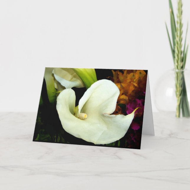 Tarjeta Cala elegante (Anverso)