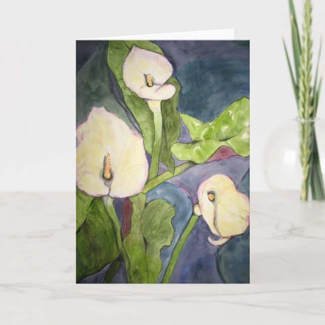 Tarjeta Cala Lillies (Anverso)