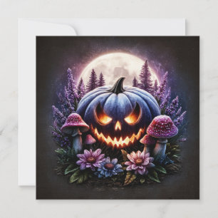 Tarjeta Calabaza brillante