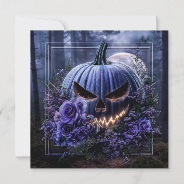 Tarjeta Calabaza brillante (Anverso)