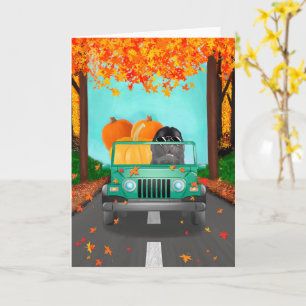 Tarjeta Calabaza de otoño en Terranova