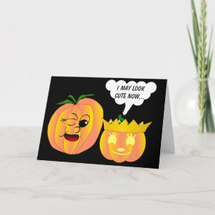Tarjeta Calabaza de Princesa