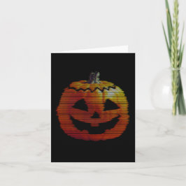 Tarjeta Calabaza de TV con fallos
