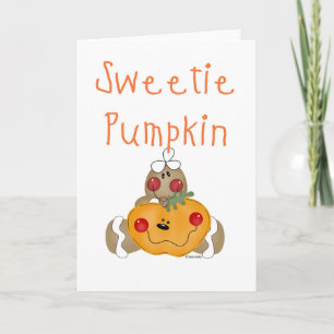 Tarjeta Calabaza dulce