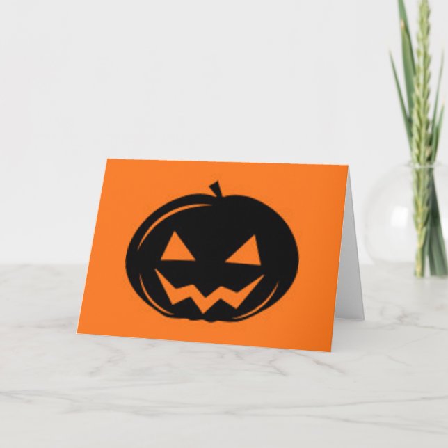 Tarjeta Calabaza negra (Anverso)