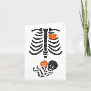 Tarjeta Calabaza precoz preñada de la leche de bebé en el 