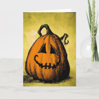 Tarjeta Calabaza vieja