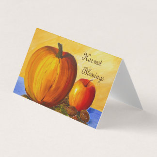 Tarjeta Calabaza y nueces