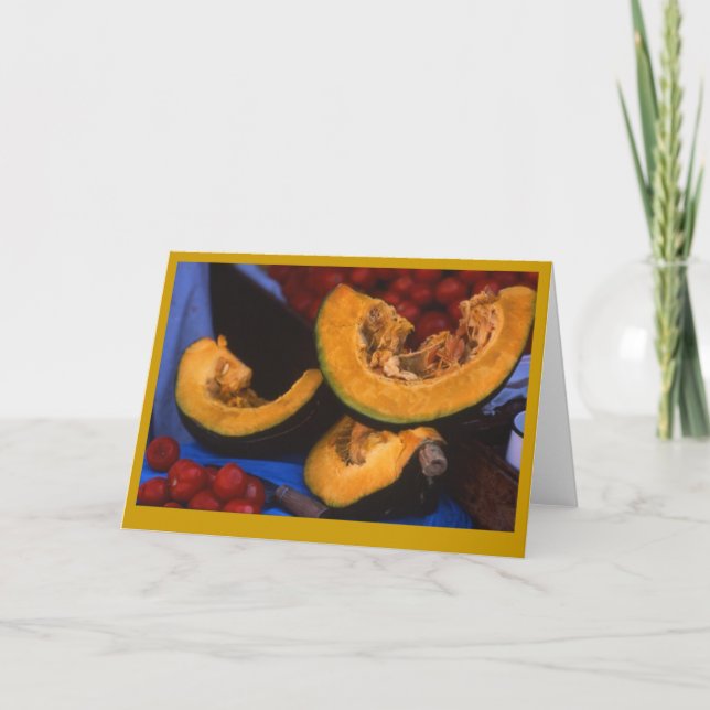 Tarjeta "Calabazas" (Anverso)