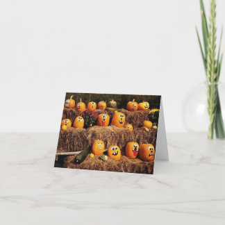 Tarjeta ¡Calabazas Calabazas Por Todas Partes!
