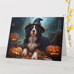Tarjeta Calabazas de montaña de Bernese: miedo de Hallowee