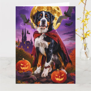 Tarjeta Calabazas de vampiros de la Montaña Suiza Grande d