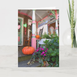 Tarjeta Calabazas y corazones - Viñedo de Martha