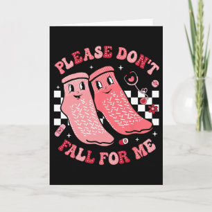 Tarjeta Calcetines Antideslizantes Nurse Valentine Por Fav