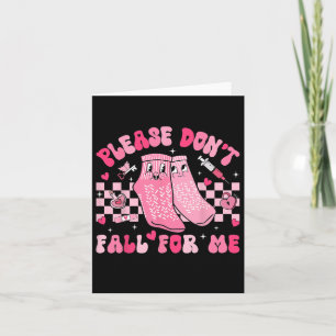 Tarjeta Calcetines Antideslizantes Nurse Valentine Por Fav