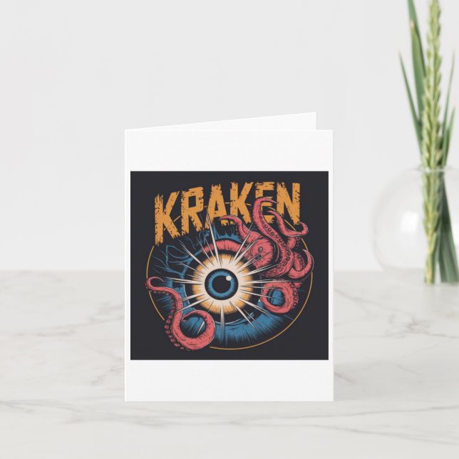 Tarjeta Calcomanía de terror vintage2  (Anverso)