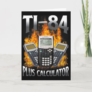 Tarjeta Calculadora Ti-84 Plus Profesor de Matemáticas Div