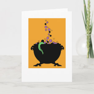 Tarjeta Caldera de Halloween