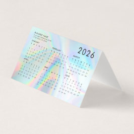 Tarjeta Calendario promocional de Modern Business 2026