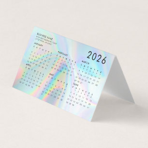 Tarjeta Calendario promocional de Modern Business 2026