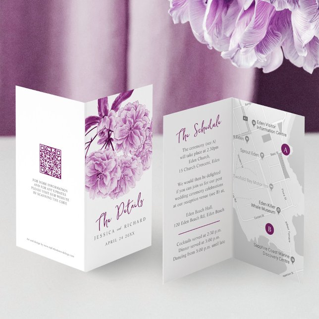 Tarjeta Calendario y mapa de eventos de floración de árbol (Subido por el creador)