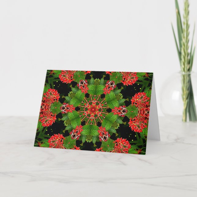 Tarjeta Calidoscopio de bayas de Viburnum (Anverso)