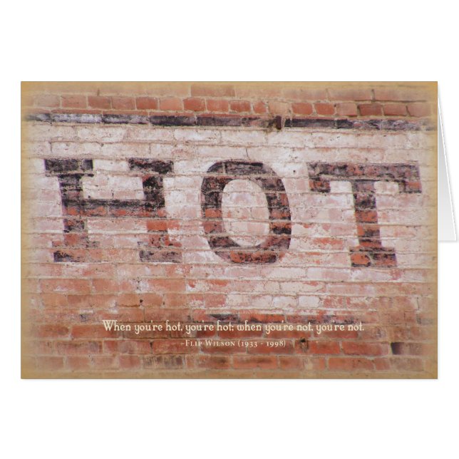 Tarjeta caliente (Anverso (Horizontal))