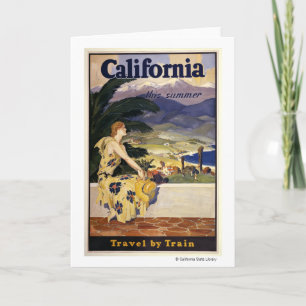 Tarjeta California este verano. Viaje en tren