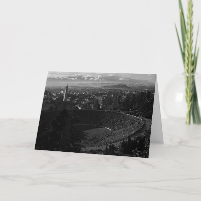 Tarjeta California Memorial Stadium, Uc Berkeley (Anverso)