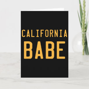 Tarjeta California Sé Retro Costa Oeste Socal Norcal Surfi