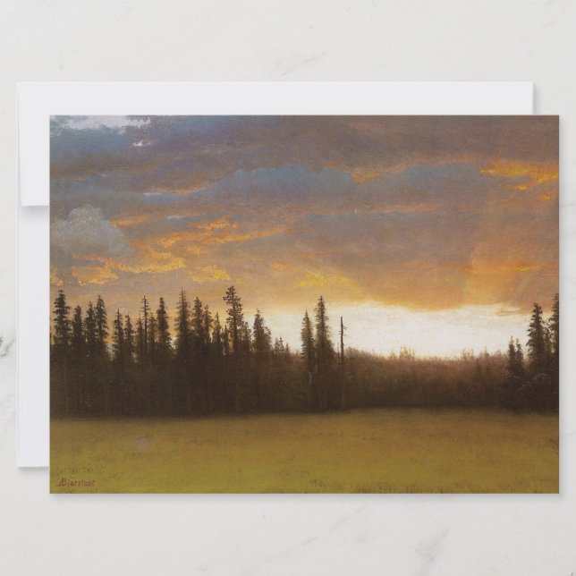 Tarjeta California Sunset (paisaje californiano) (Anverso)