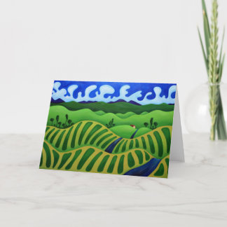 Tarjeta California-Viñedos