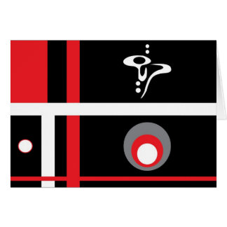 Tarjeta caligrafía árabe de libertad