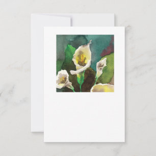 Tarjeta Calla Lilies