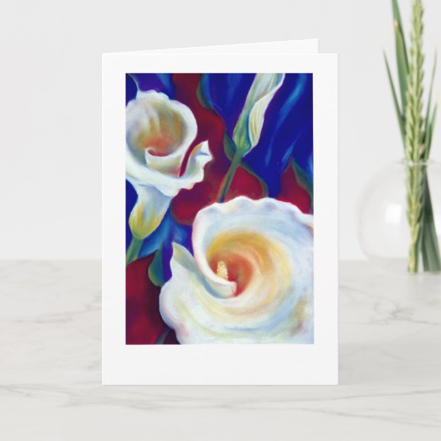 Tarjeta Calla Lilies (Anverso)