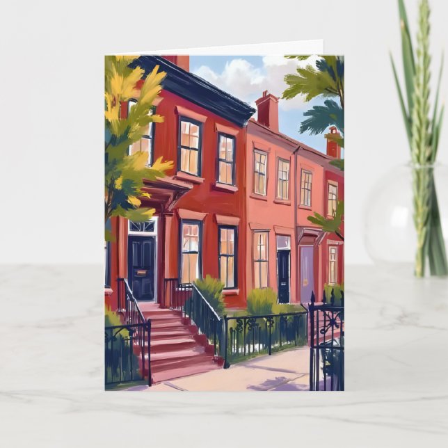 Tarjeta Calle Beacon Boston Massachusetts (Anverso)