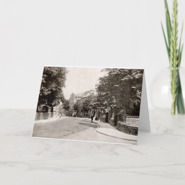 Tarjeta Calle de la estación, Cockermouth (Anverso)