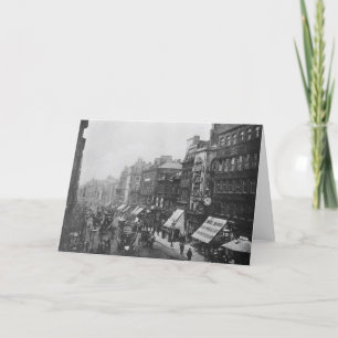 Tarjeta Calle de mercado, Manchester, c.1910