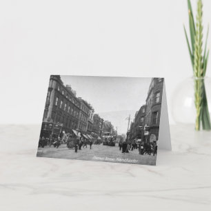 Tarjeta Calle de mercado, Manchester, c.1910 2