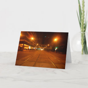 Tarjeta "Calle de Minneapolis de noche", mejor carta