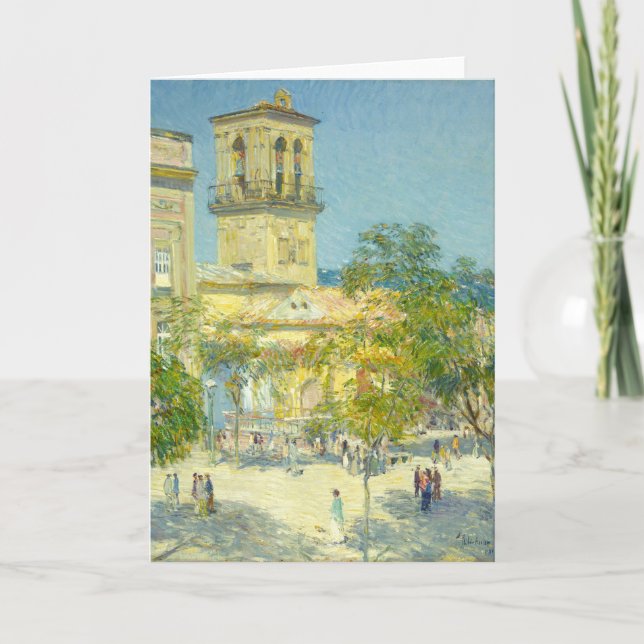 Tarjeta Calle del Gran Capitán | Childe Hassam (Anverso)