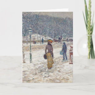 Tarjeta Calle Nueva York   Childe Hassam