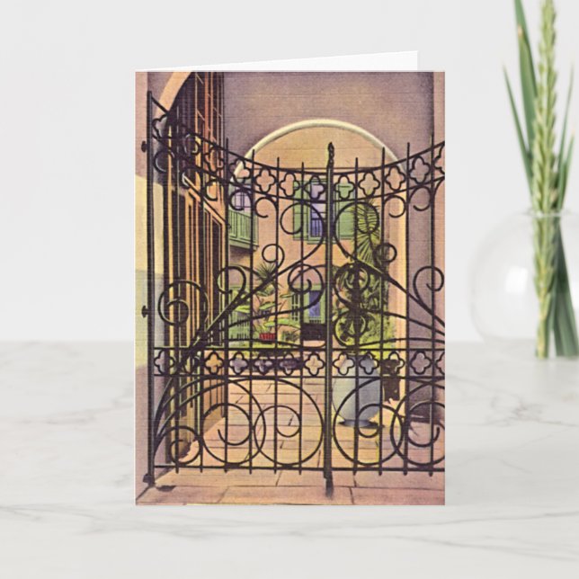 Tarjeta Calle real de New Orleans Luisiana 616 (Anverso)