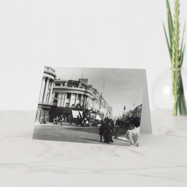 Tarjeta Calle regente, Londres, c.1900 (Anverso)