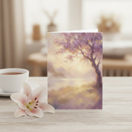 Tarjeta Calm Nature Aesthetic Thinking Of You Sympathy