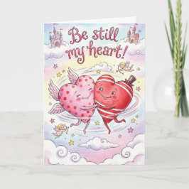 Tarjeta Cálmate corazón mío - San Valentín personalizado