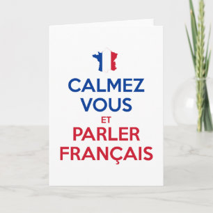 Tarjeta Calmez Vous et Parler Français