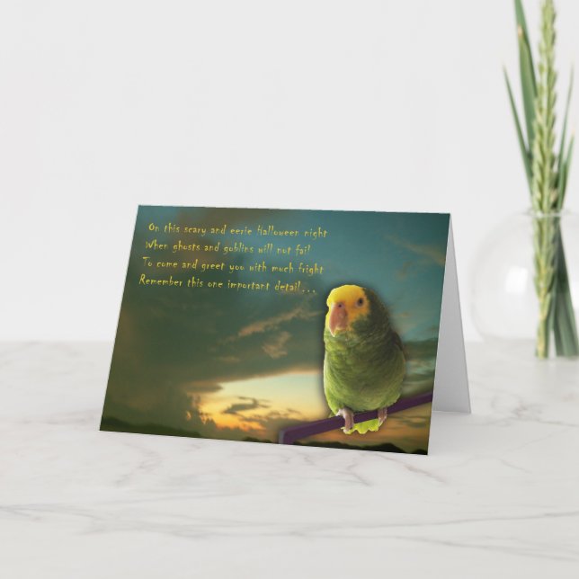 Tarjeta Calorías de Drácula (Anverso)